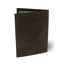 Кожаная обложка для автодокументов BermuD B 02-18Ko-01-1 Коричневый