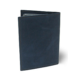 Кожаная обложка для автодокументов BermuD B 02-18S-01-8 Синий