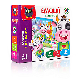 Магнитная игра для досточки Vladi Toys "Эмоции" VT5422-05 (укр)