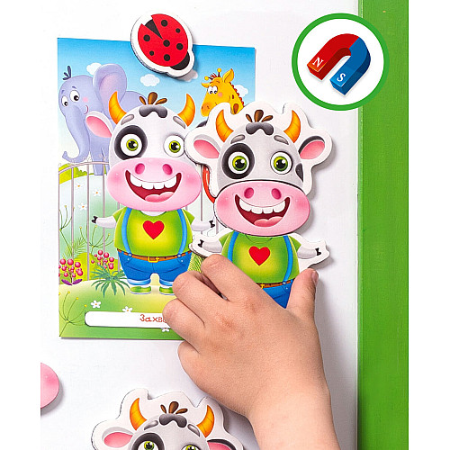 Магнитная игра для досточки Vladi Toys "Эмоции" VT5422-05 (укр)