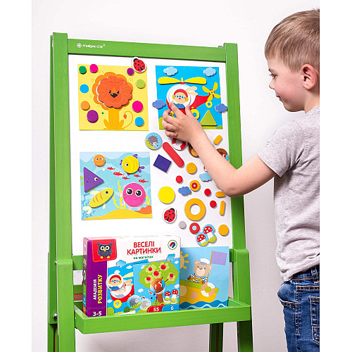 Магнитная игра для досточки Vladi Toys "Веселые картинки" VT5422-06 (укр)