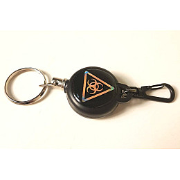 Ретрактор-брелок MHZ выдвижной для карт доступа бейджа