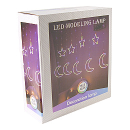 Гирлянда Xmas Copper curtain 7259 9M-1 MULTI, 3x0.7 м Мультицвет