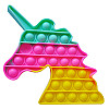 Игрушка антистресс Pop It Единорог 3 цвета