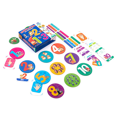 Игра настольная Vladi Toys Цифры счет для самых маленьких укр VT2911-09