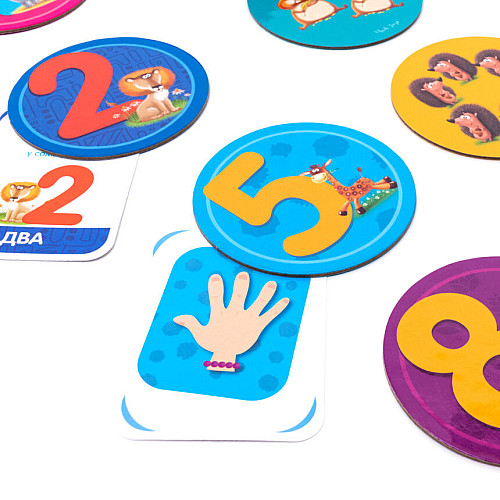Игра настольная Vladi Toys Цифры счет для самых маленьких укр VT2911-09