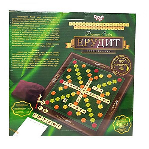 Игра настольная Danko Toys Эрудит Premium Series