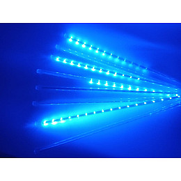 Гирлянда метеор Xmas Тающая Сосулька Светодиодная 8 Палочек Синий Свет 50 См 165-Cl171B