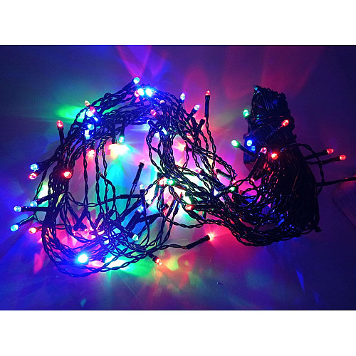 Гирлянда Xmas Ice 120L Дождик Рубин Разноцветное Свечение 3 М 165-Cl150Rgb