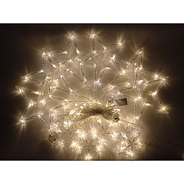 Гирлянда Xmas 120L Сосульки Звезды Ширина 3М Тёплый Белый Свет 165-Cl48Ww