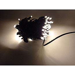 Гирлянда уличная нить Xmas Wp 100L Черный Провод Тёплый Белый Свет 10М 165-Cl140Ww