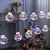 Гирлянда штора Xmas 200L 10 Капель Шарик Ширина Разноцветное Свечение 3M 165-Cl54M