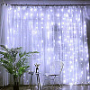 Гирлянда Xmas 320 Led Ламп Штора Водопад Холодный Белый 3Mх3M 165-Cl174W