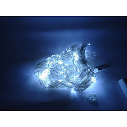 Гирлянда Xmas 320 Led Ламп Штора Водопад Холодный Белый 3Mх3M 165-Cl174W