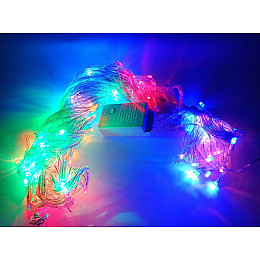 Гирлянда Xmas 240 Led Ламп Штора Водопад Разноцветное Свечение 2Mх2M 165-Cl172Rgb