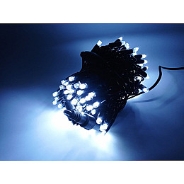 Гирлянда уличная нить Xmas Wp 100L Черный Провод Холодный Белый Свет 10М 165-Cl140W