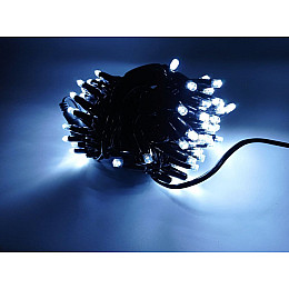 Гирлянда уличная нить Xmas Wp 100L Черный Провод Холодный Белый Свет 10М 165-Cl140W