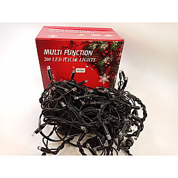 Гирлянда уличная бахрома Wp Ice 180L Черный Провод Мерцание Тёплый Белый Свет 5 М 165-Cl146Ww