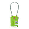 Брелок-замок Munkees 3609 TSA Cable Combi Lock Lime Green (MUN-3609)