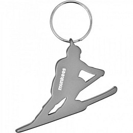 Брелок-открывашка Munkees 3496 Skier Grey (1012-3496-GY)