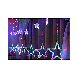 Гирлянда - звезды j-hell Five-pointed star 3 м Разноцветный