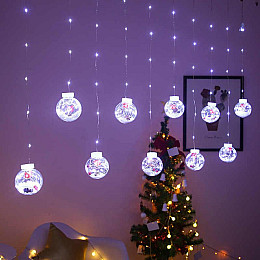 Гирлянда "Подарочки" Xmas WW-1 Copper Curtain Ball Lamp Теплый белый