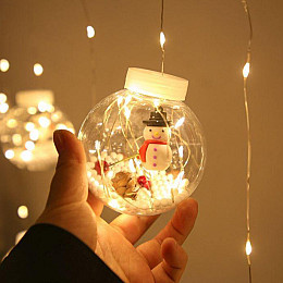 Светодиодная гирлянда Xmas M-1 Copper Curtain Ball Lamp 3 х 1.5 м Теплый белый