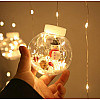Гирлянда MHZ Xmas WW-1 Copper curtain ball lamp 7258 Снеговик теплый Белый свет