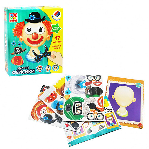 Настольная магнитная игра Vladi Toys Фейсики VT3702-15