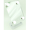Зеркало для макияжа с LED подсветкой на подставке Cosmetie Mirror HH083 белый