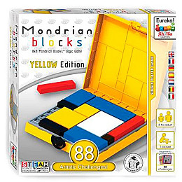 Головоломка блоки мондриана Eureka Ah!Ha Mondrian Blocks желтый 473554
