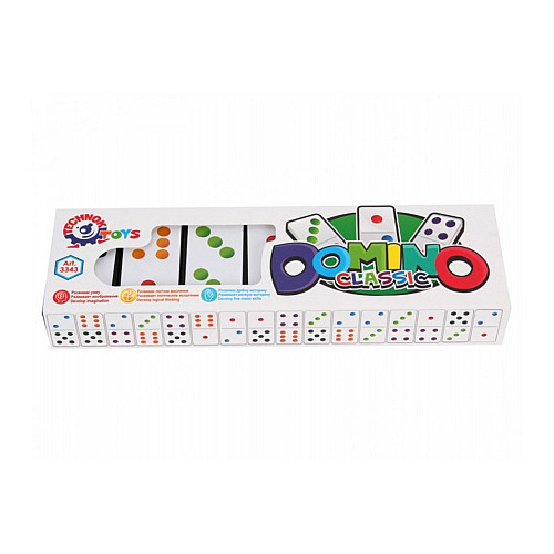 Настольная игра ТехноК Домино детское Классическое 3343TXK