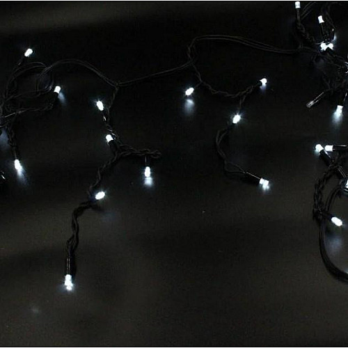 Гірлянда-бахрома вулична Xmas Бурульки W-2 120 LED-ламп біле світло
