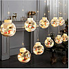 Светодиодная гирлянда Xmas M-1 Copper Curtain Ball Lamp