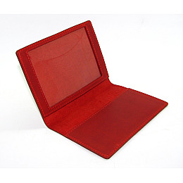 Обкладинка для документів DNK Leather Doc-01 col.H червона