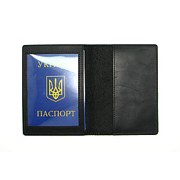 Обкладинка для документів DNK Leather Doc-01 col.J чорний