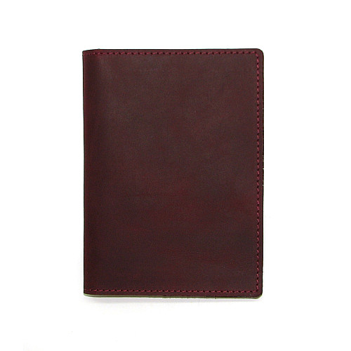 Обкладинка для документів DNK Leather Doc-01 col.L бордовий