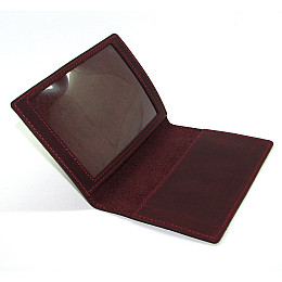 Обкладинка для документів DNK Leather Doc-01 col.L бордовий