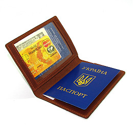 Обкладинка для документів DNK Leather Doc-01 col.N рудий