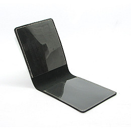 Обкладинка з натуральної шкіри на посвідчення учасника бойових дій УБД DNK Leather UBD H col.J Чорний