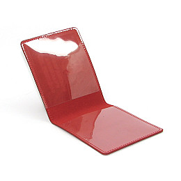 Обкладинка з натуральної шкіри на посвідчення учасника бойових дій УБД DNK UBD H col.H Червоний