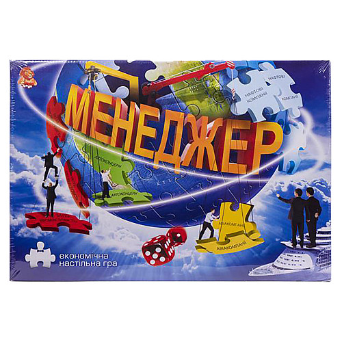 Дитяча настільна гра "Менеджер" Danko Toys DTG7-U УКР