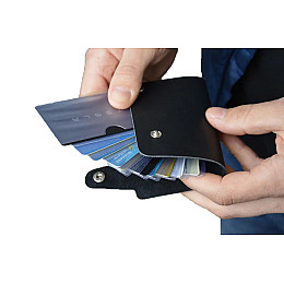 Візитниця шкіряна HMD Чорна FETiSH 146-13726707