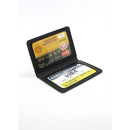 Обкладинка для документів (ID паспорт) DNK Leather mini doc R-Gerb col.J чорна