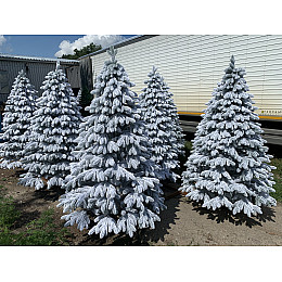 Ялинка штучна лита РЕ Засніжена Cruzo Софіївська-1 1м.