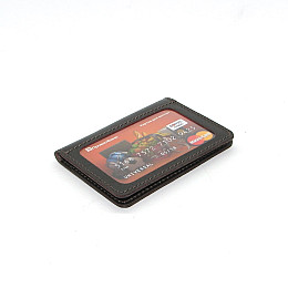 Міні обкладинка для документів ID паспорт DNK Leather mini вікно R col.F коричнева