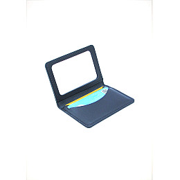 Міні обкладинка для документів ID паспорт DNK Leather mini okno R col.K синя