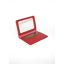 Міні обкладинка для документів ID паспорт DNK Leather mini okno R col.H червона