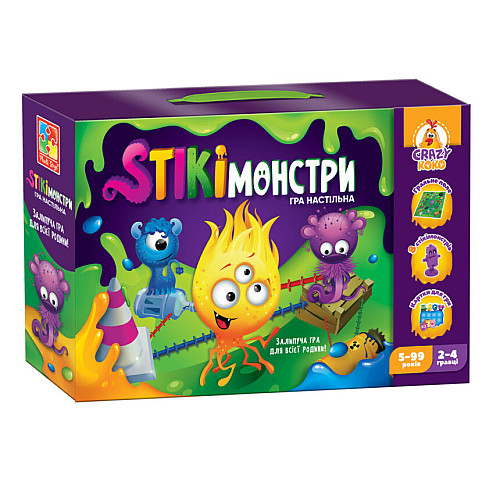 Настільна гра "Стікімонстри" Vladi Toys VT8055-35 укр