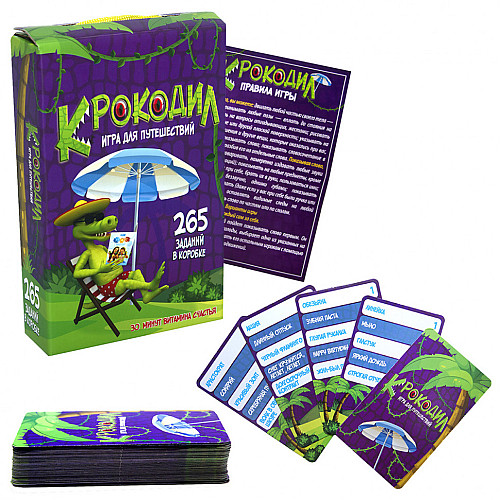 Настільна гра "Крокодил" Strateg 30566 рос.